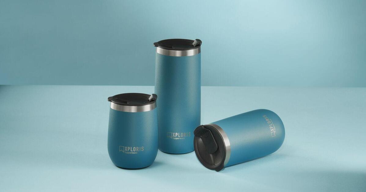 Xploris™ Thermal Tumbler 12oz / 350ml (Slate Blue) – Tupperware US