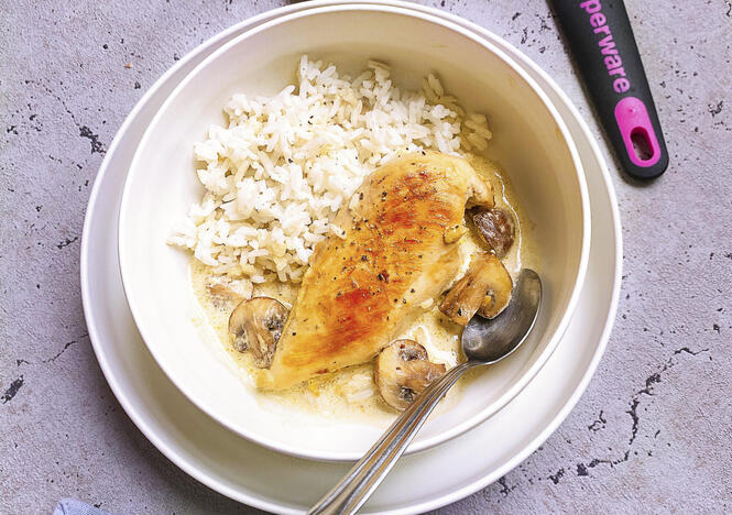 Tupperware Creamy Chicken and Mushroom 